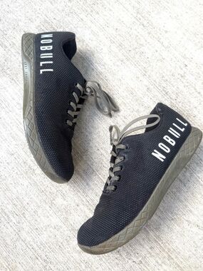 Nobull Shoes Outwork Superfabric Black Ivy Olive Green Sole Crossfit Trainer